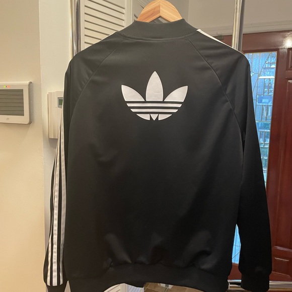 Adidas Black Tracksuit with White Stripes - Picture 6 of 6